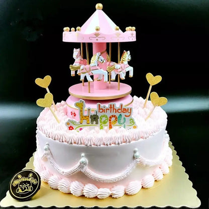 Holiday Carousel Music Box