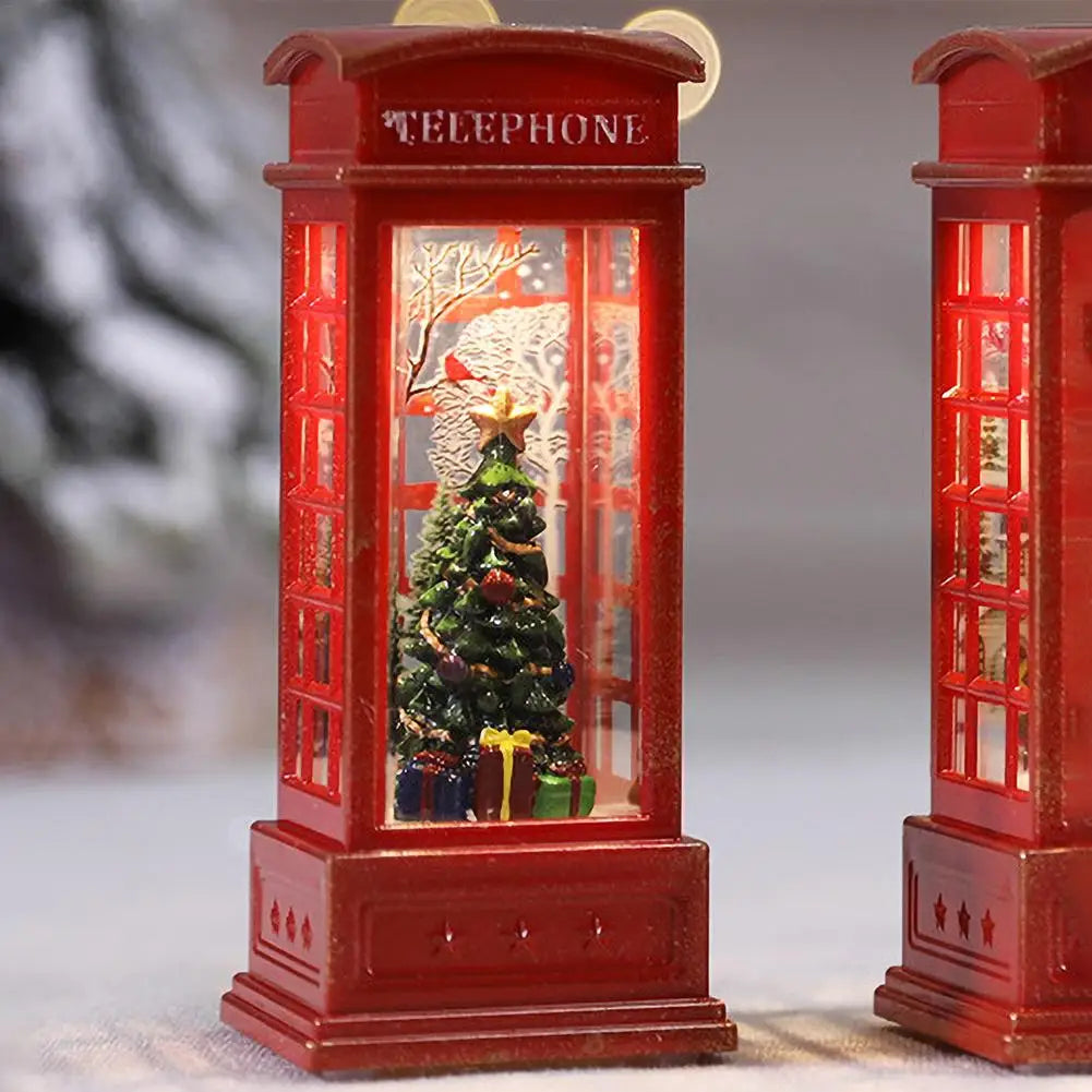 Luminous Telephone Booth Creative Night Light
