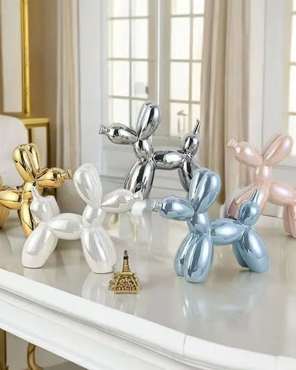 Balloon Dog Ceramic Figurine Statue
