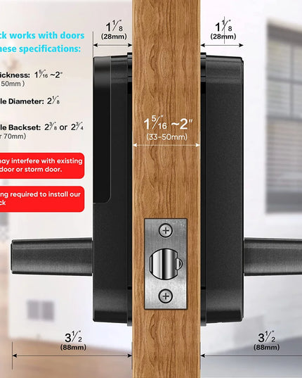 WiFi Smart Biometric Fingerprint Door Lock