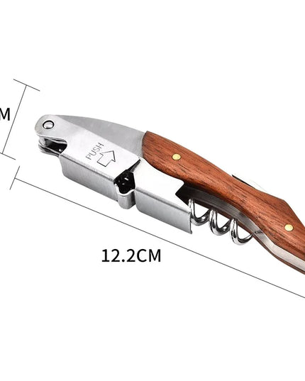 Personalised Corkscrew Engraved Wine Opener With Holster
