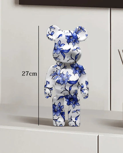 Graffiti Bear Statue Paint Block