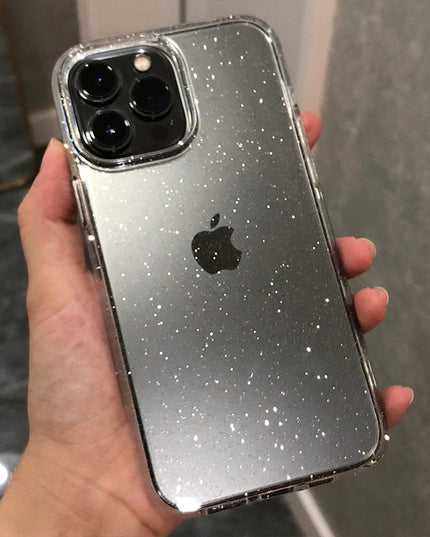 Luxury Clear Glitter Case For iPhone