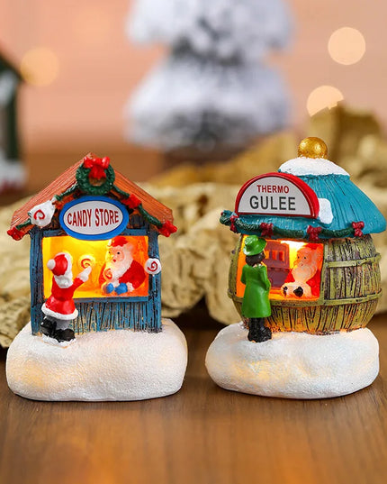Enchanted Christmas Village LED Ornament