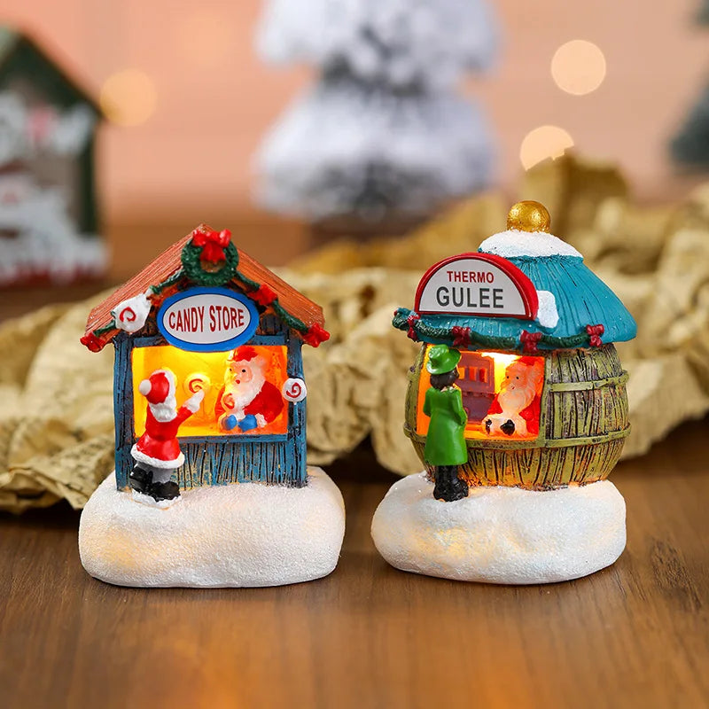 Enchanted Christmas Village LED Ornament