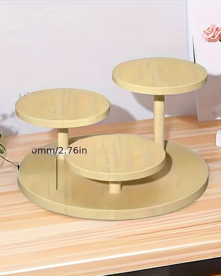 Wooden display rack with storage rack