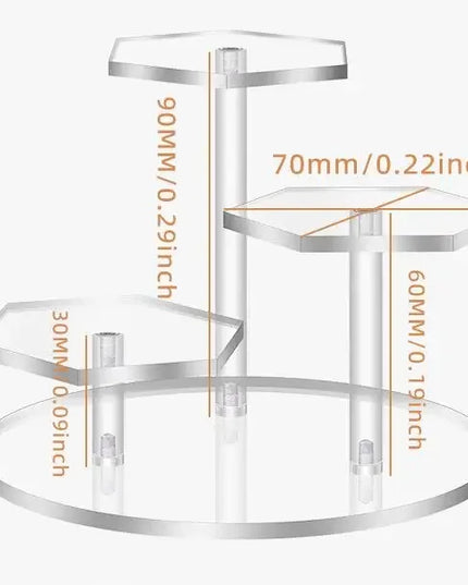 Dazzling Colorful Acrylic Display Rack