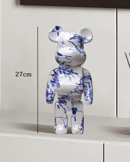 Graffiti Bear Statue Paint Block
