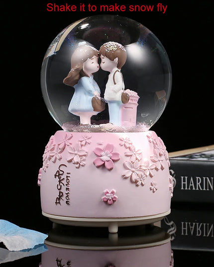 Enchanted Love Snow Globe