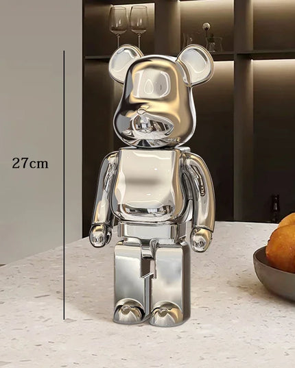 Graffiti Bear Statue Paint Block