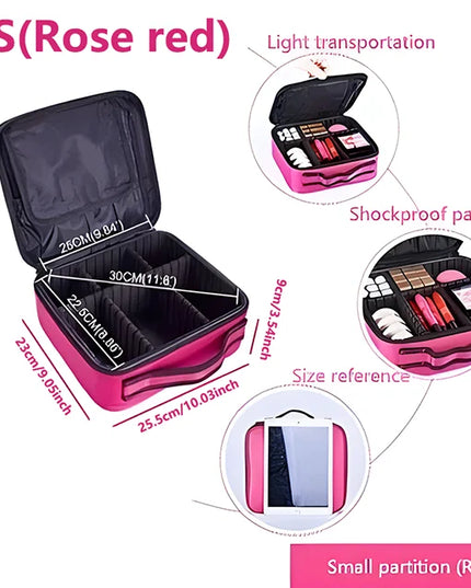 Professional Large Capacity Cosmetic &amp; Tool Case