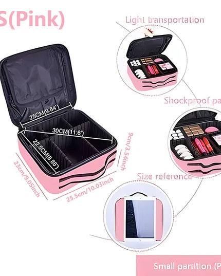 Professional Large Capacity Cosmetic &amp; Tool Case