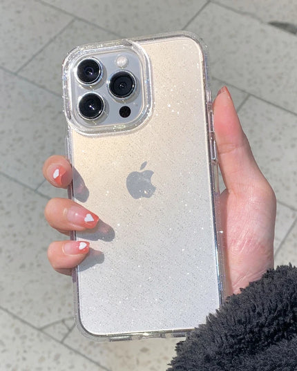 Luxury Clear Glitter Case For iPhone