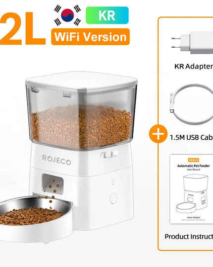 ROJECO 2L Smart WiFi Automatic Pet Feeder