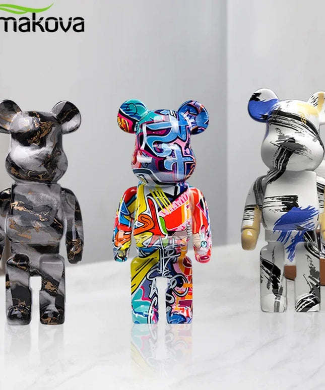 Graffiti Bear Figurine