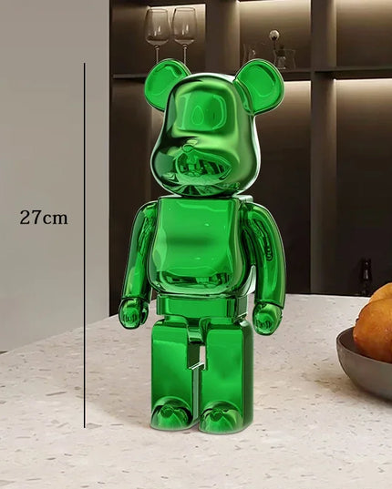 Graffiti Bear Statue Paint Block
