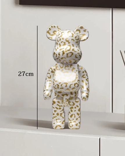 Graffiti Bear Statue Paint Block