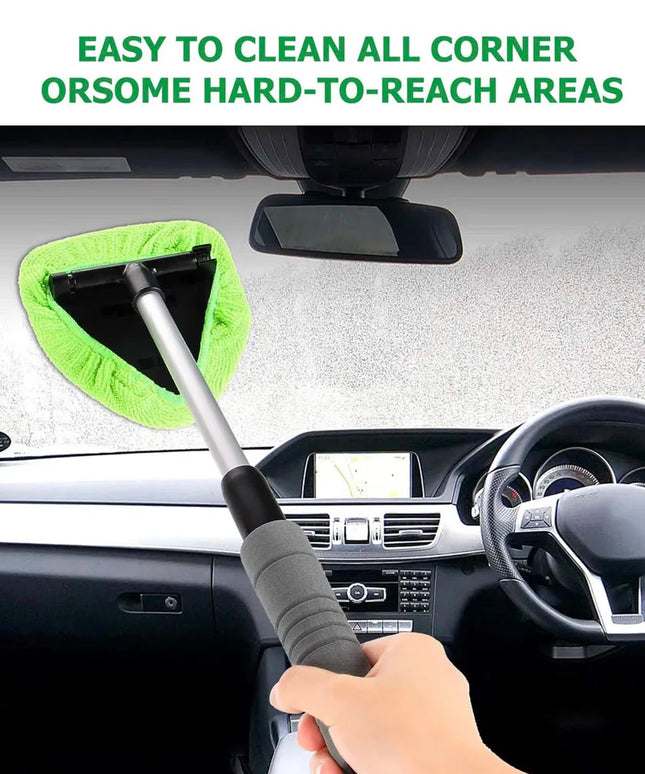 Telescopic Car Window Windshield Cleaning Brush Set