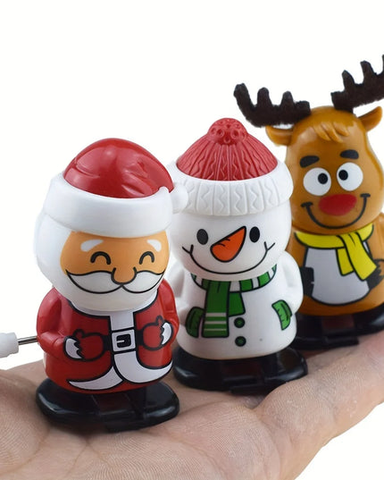 Whimsical Wonderland Wind-Ups: Festive Jumping &amp; Walking Figurines