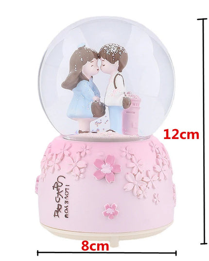 Enchanted Love Snow Globe