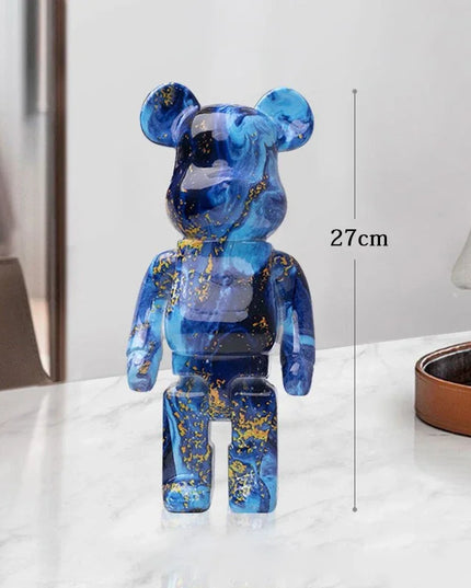 Graffiti Bear Statue Paint Block