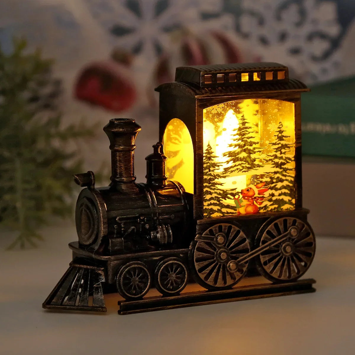 Vintage Train LED Night Lamp