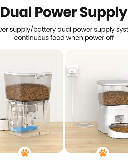 ROJECO 2L Smart WiFi Automatic Pet Feeder