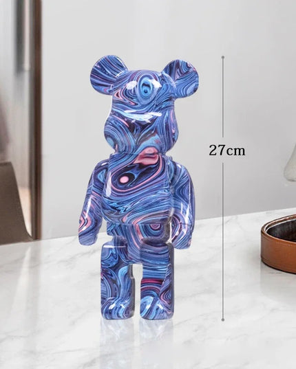 Graffiti Bear Statue Paint Block