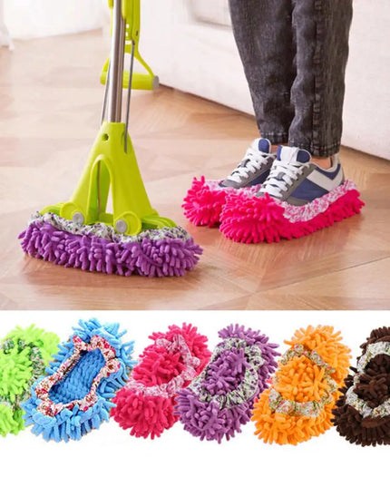 Coral Fleece Mop Shoe Cover