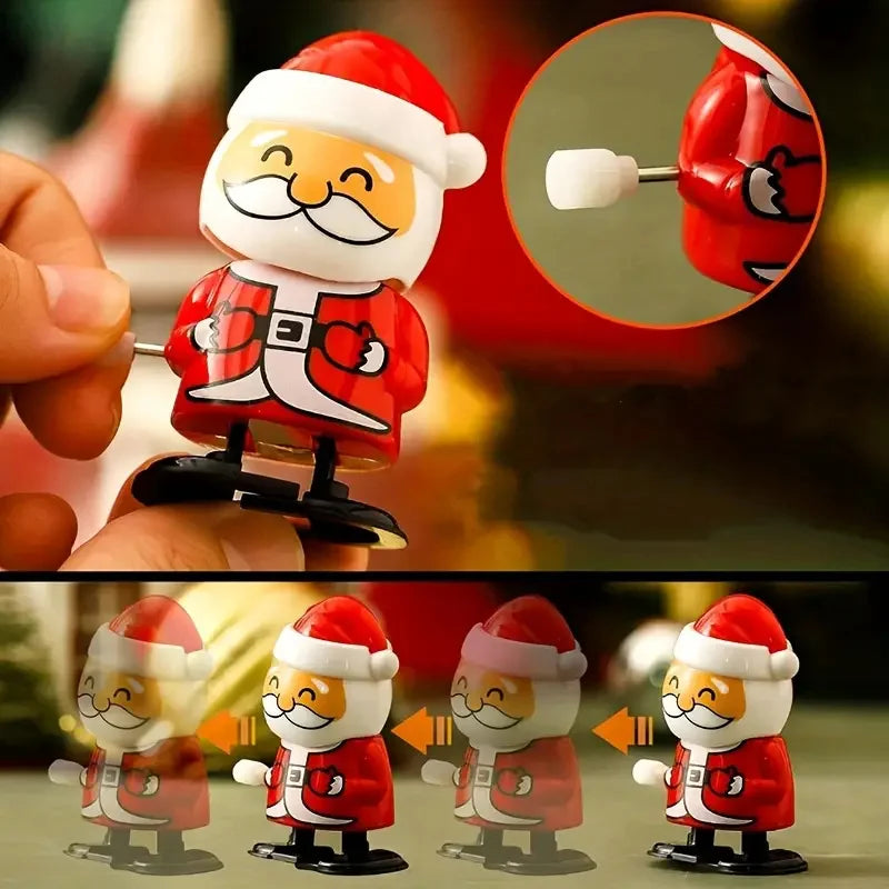 Whimsical Wonderland Wind-Ups: Festive Jumping & Walking Figurines