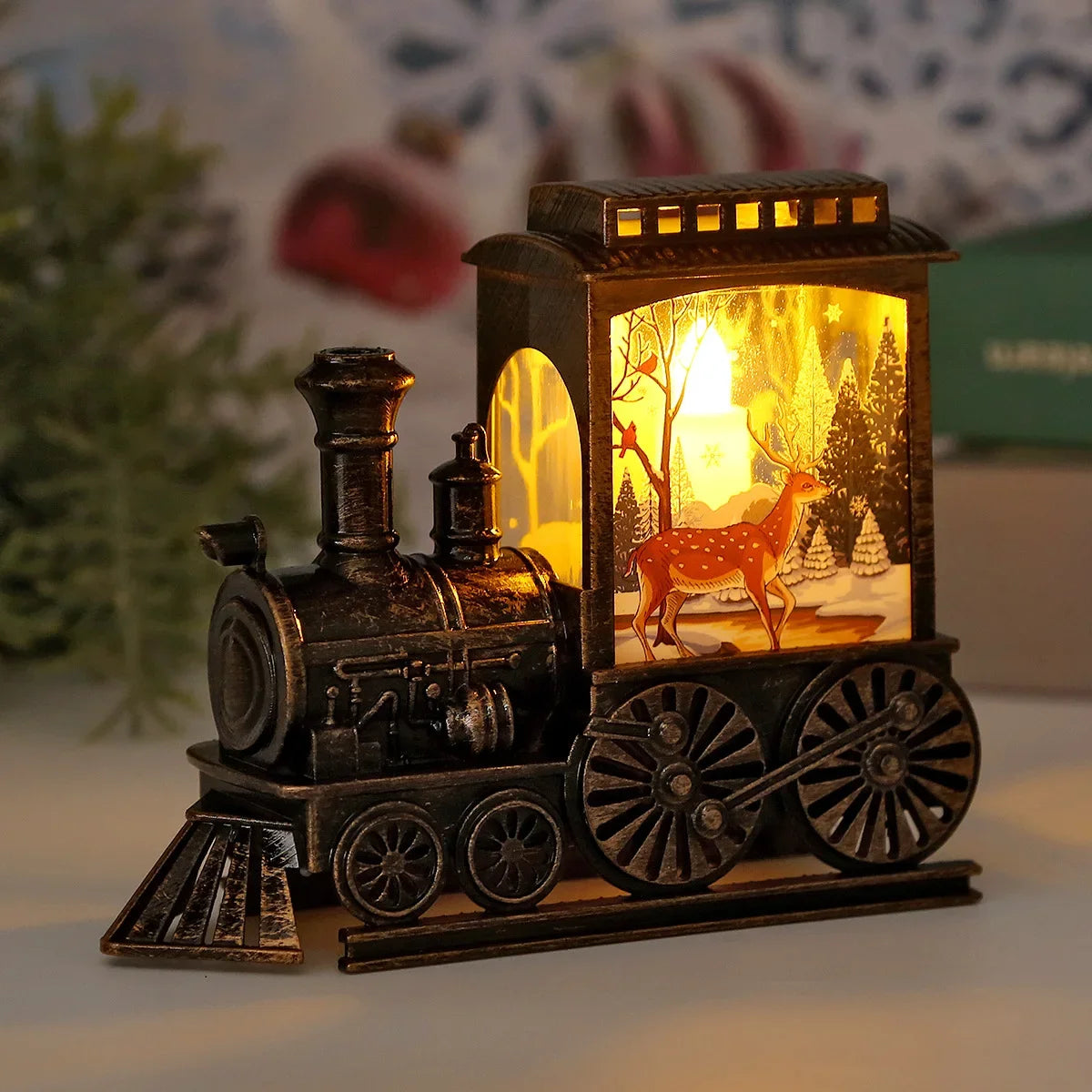 Vintage Train LED Night Lamp