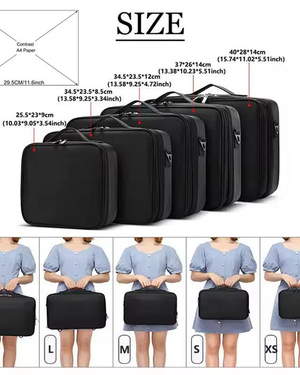 Professional Large Capacity Cosmetic &amp; Tool Case