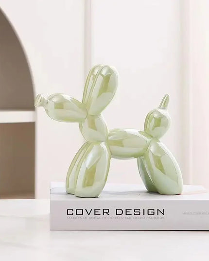 Balloon Dog Ceramic Figurine Statue
