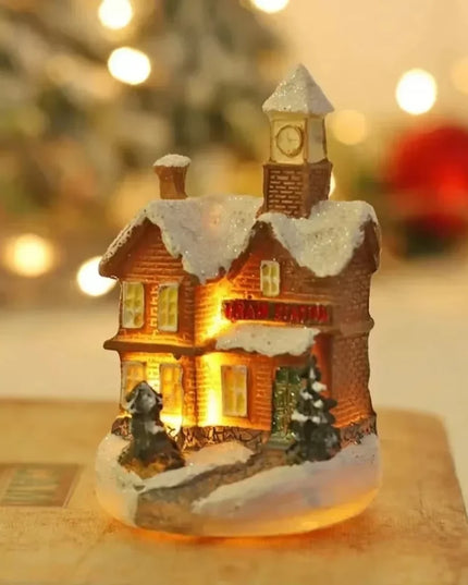 Enchanted Christmas Village LED Ornament