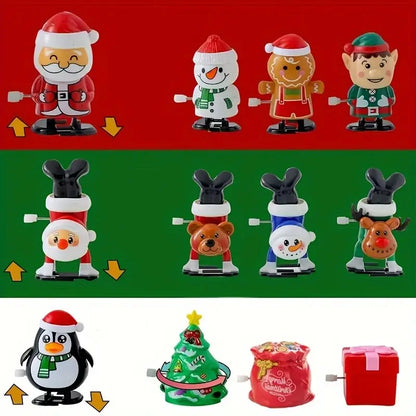 Whimsical Wonderland Wind-Ups: Festive Jumping &amp; Walking Figurines
