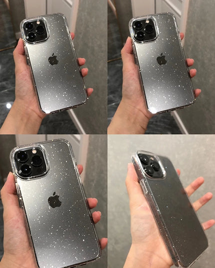Luxury Clear Glitter Case For iPhone