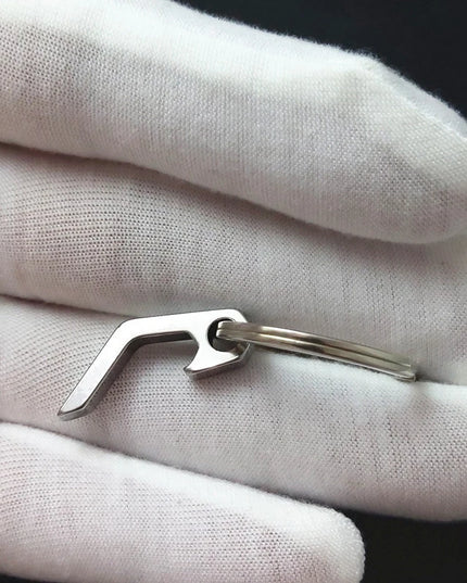 Portable Stainless Steel Bottle Opener Keychain