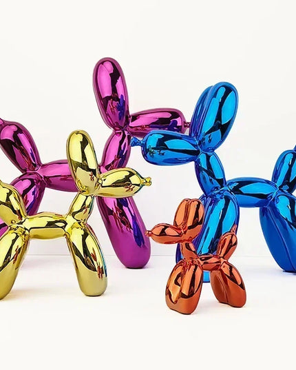 Resin Balloon Dog Sculpture