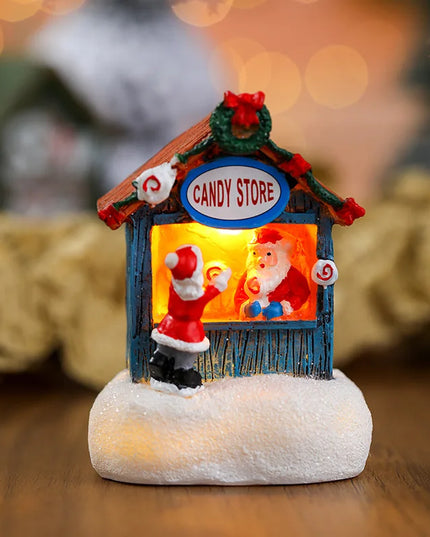 Enchanted Christmas Village LED Ornament