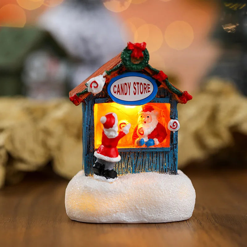 Enchanted Christmas Village LED Ornament