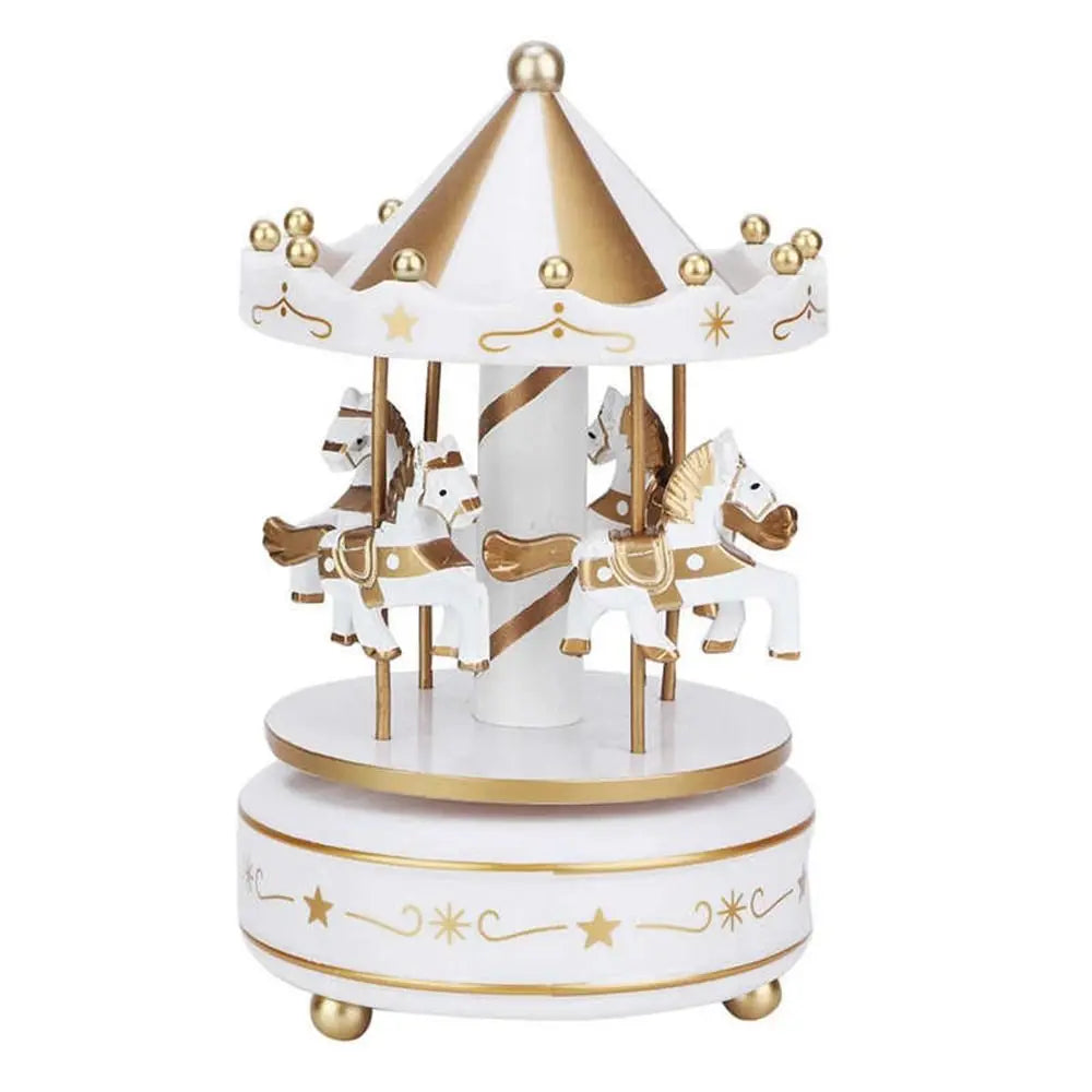 Holiday Carousel Music Box