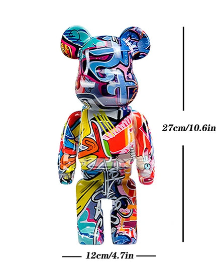 Graffiti Bear Figurine