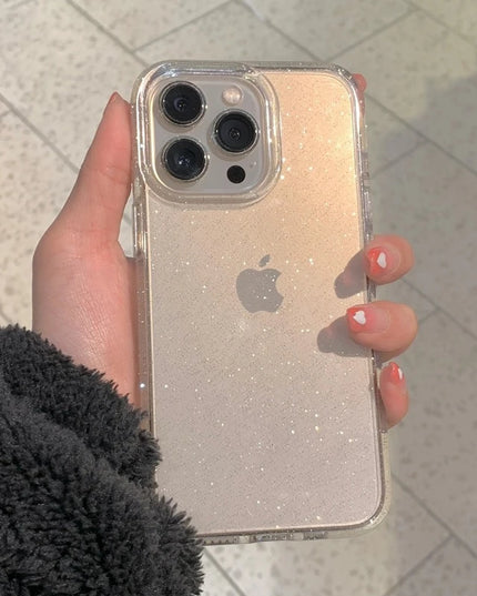 Luxury Clear Glitter Case For iPhone