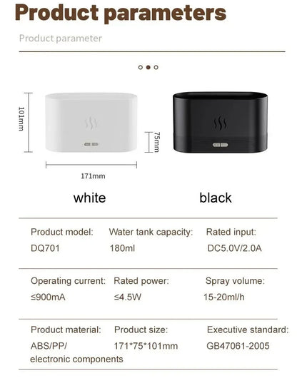 LED Lighting Ultrasonic Air Humidifier