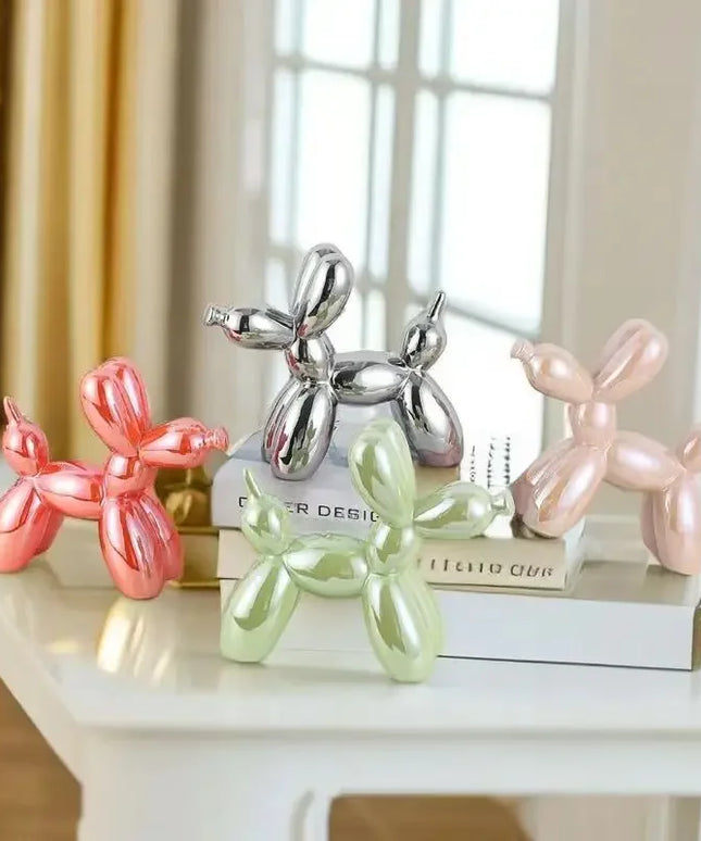 Balloon Dog Ceramic Figurine Statue