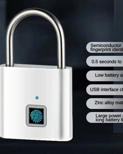 Intelligent fingerprint padlock