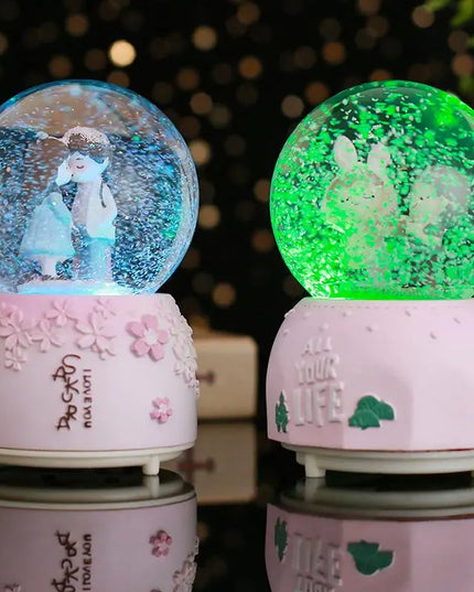 Enchanted Love Snow Globe