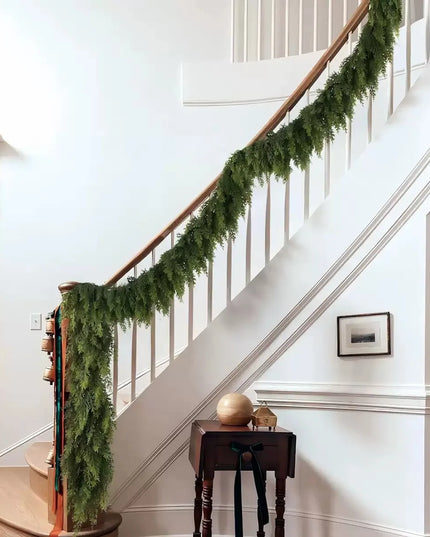 Faux Christmas Cedar Pine Garlands