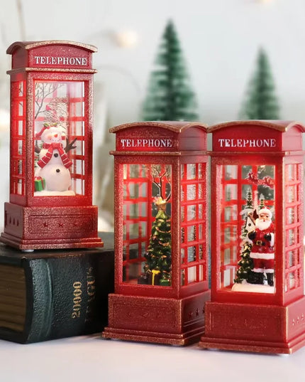 Luminous Telephone Booth Creative Night Light