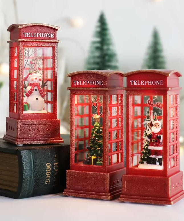 Luminous Telephone Booth Creative Night Light